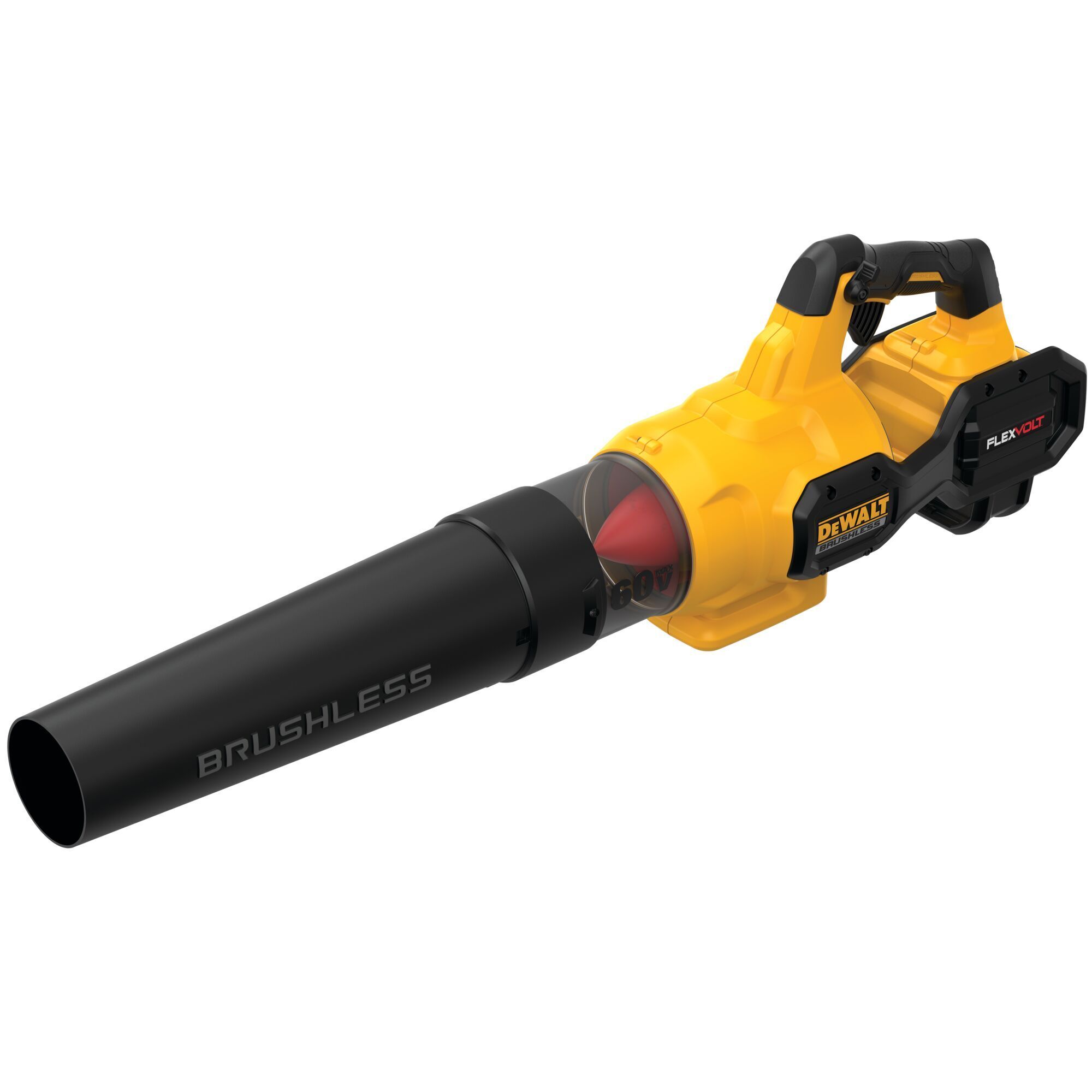 DEWALT 60V MAX FLEXVOLT Brushless Cordless Handheld Axial Blower — 600 CFM, 125 MPH, Tool Only, Model# DCBL772B